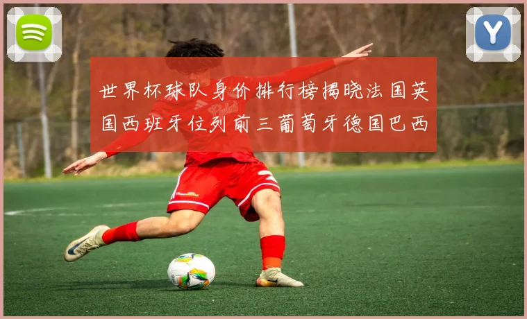 世界杯球队身价排行榜揭晓法国英国西班牙位列前三葡萄牙德国巴西身价均超九亿欧元